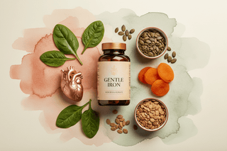 Gentle Iron: бісгліцинат заліза, феритин і переносимість для шлунка - Tibetan Formula